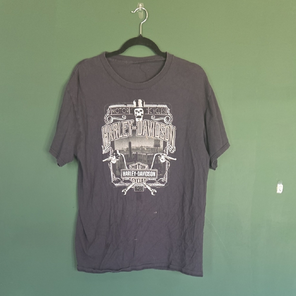 Harley-Davidson Men's Dark Gray Graphic Tee